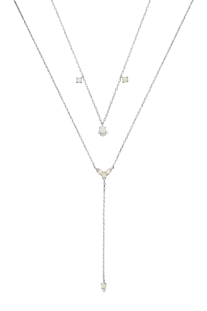 Y-Opal Hope Set Silver