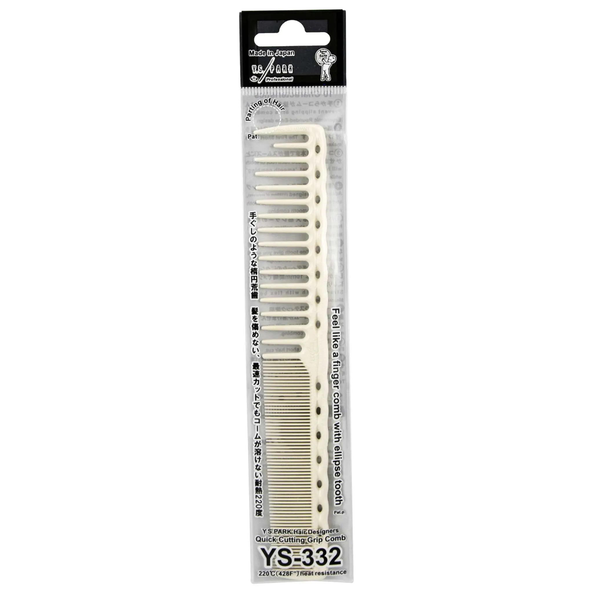 YS Park 332 Quick Cutting Comb- White